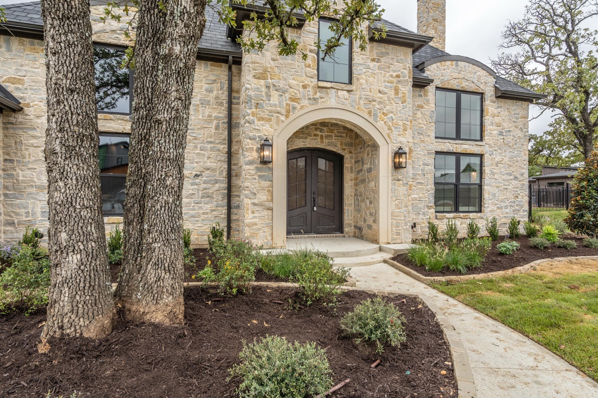 Exterior of a custom home at 304 Pearson Pond Trail